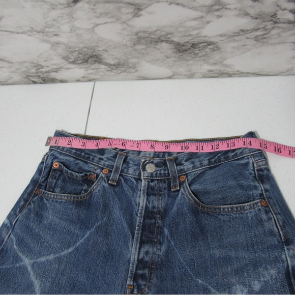 Levi’s Vintage Denim Jeans Bleach Acid Wash Detail Size 27 - Picture 11 of 17